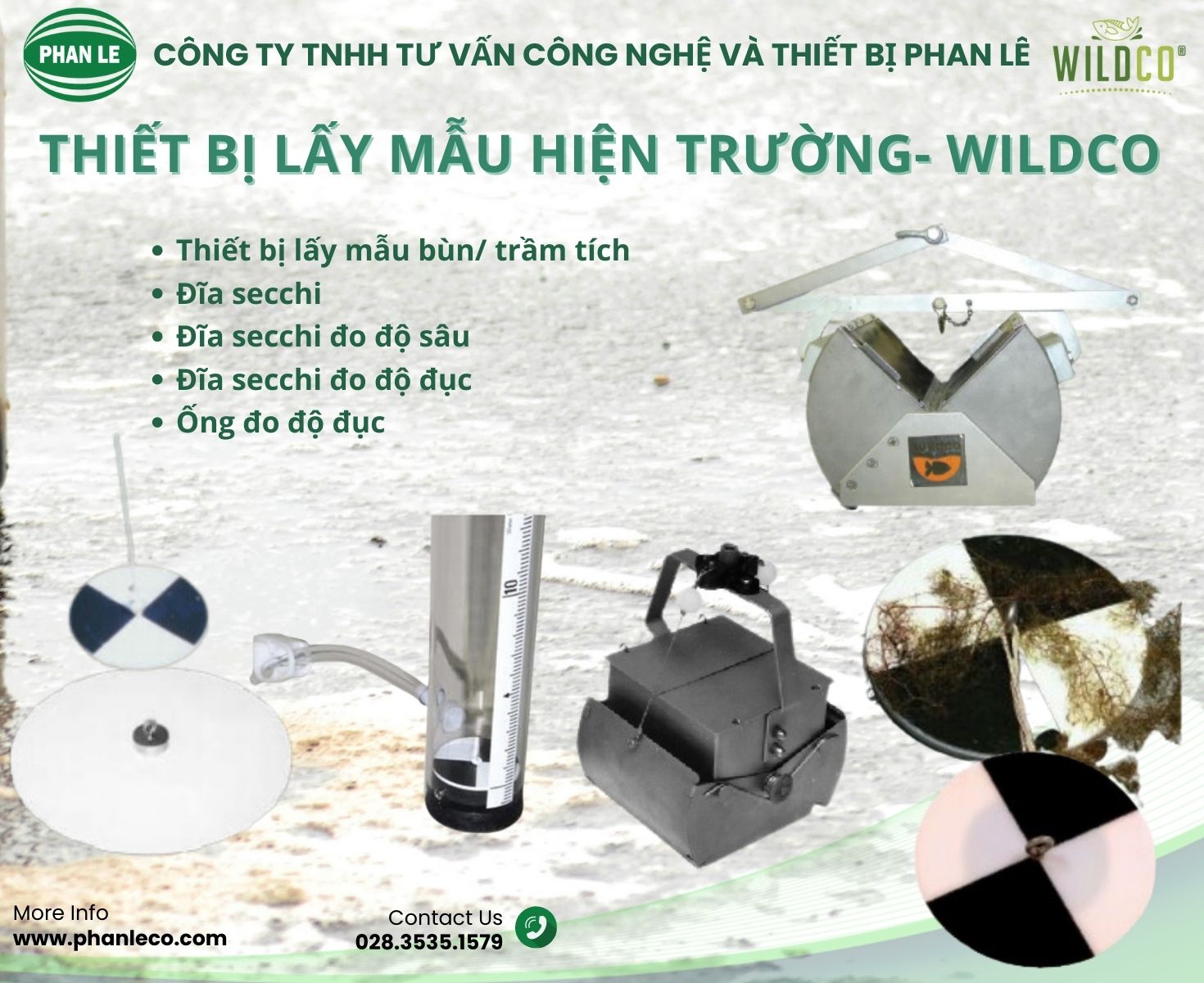 Các thiết bị quan trắc môi trường – Thiết bị lấy mẫu môi trường - Wildco (Mỹ)